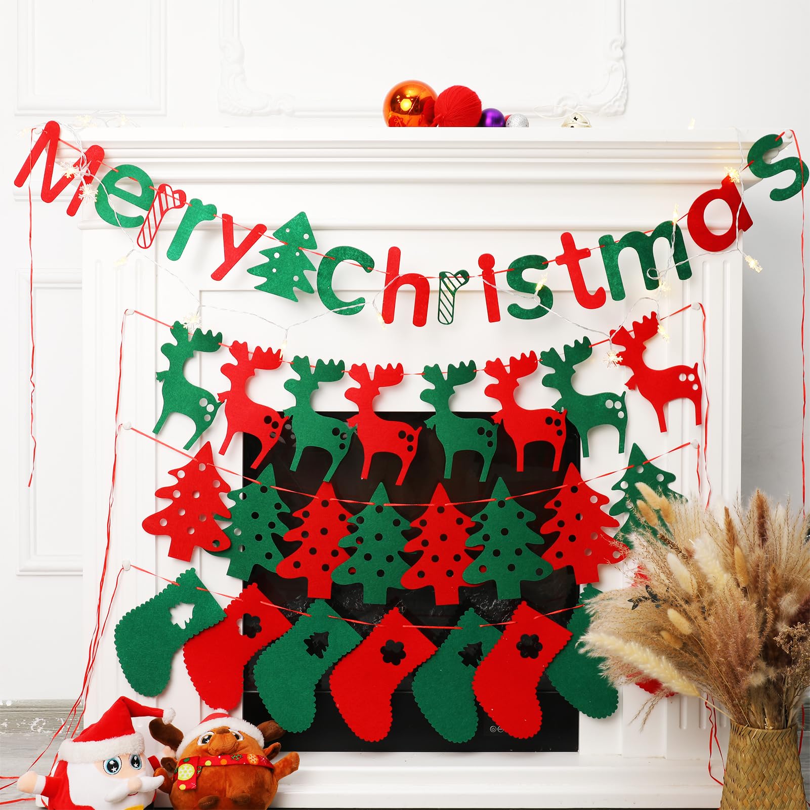 クリスマス 飾り ガーランド 吊り下げ式ガーランド パーティー サンタ トナカイ 楽天市場】クリスマス 飾り ガーランド 【吊り下げ式ガーランド